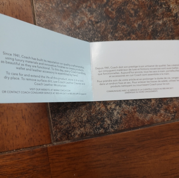 Coach Pink Leather Wristlet - Picture 6 of 7